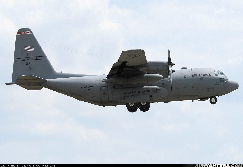 USA - Air Force Lockheed C-130E Hercules (L-382) 62-1788 at Fort Smith - Regional (Municipal) (FSM / KFSM), USA