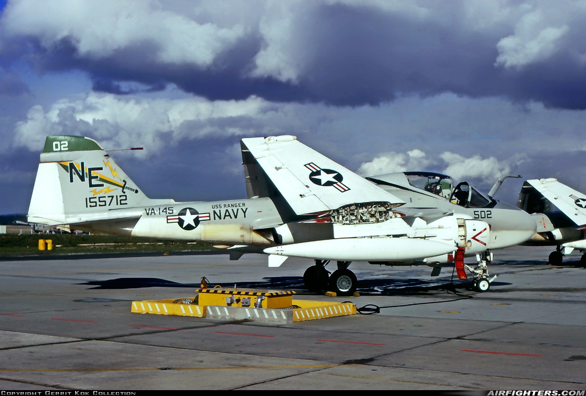 USA - Navy Grumman A-6E Intruder (G-128) 155712 at Oak Harbor - Whidbey Island NAS / Ault Field (NUW), USA