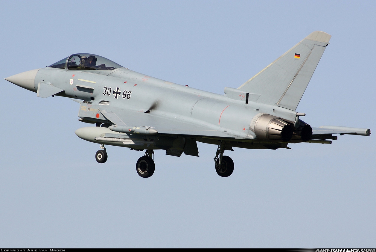 Germany - Air Force Eurofighter EF-2000 Typhoon S 30+86 at Leeuwarden (LWR / EHLW), Netherlands