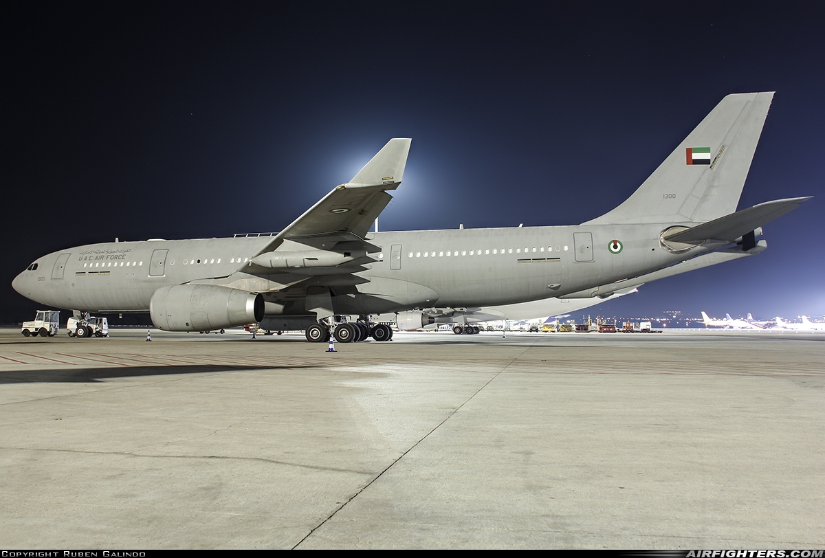 United Arab Emirates - Air Force Airbus A330-243MRTT 1300 at Madrid - Barajas (MAD / LEMD), Spain