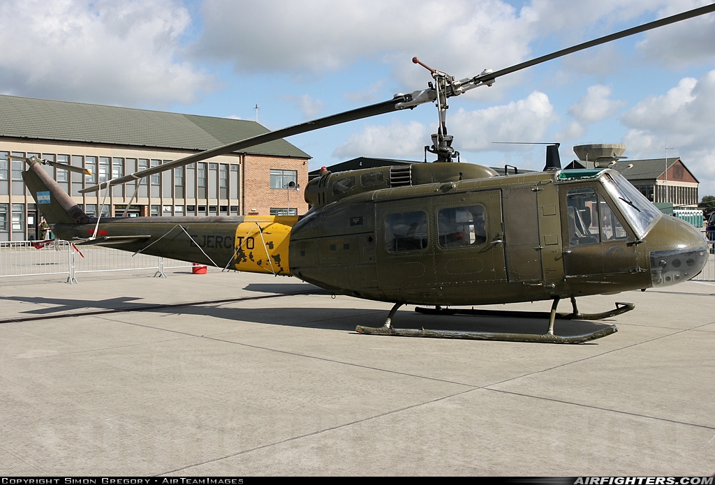 Argentina - Army Bell UH-1H Iroquois (205) AE-422 at Yeovilton (YEO / EGDY), UK