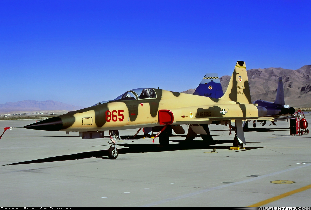 USA - Air Force Northrop F-5E Tiger II 73-0865 at Las Vegas - Nellis AFB (LSV / KLSV), USA