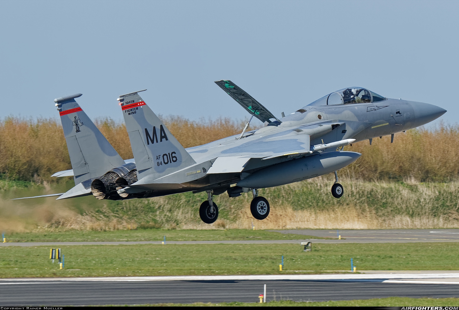 USA - Air Force McDonnell Douglas F-15C Eagle 84-0016 at Leeuwarden (LWR / EHLW), Netherlands