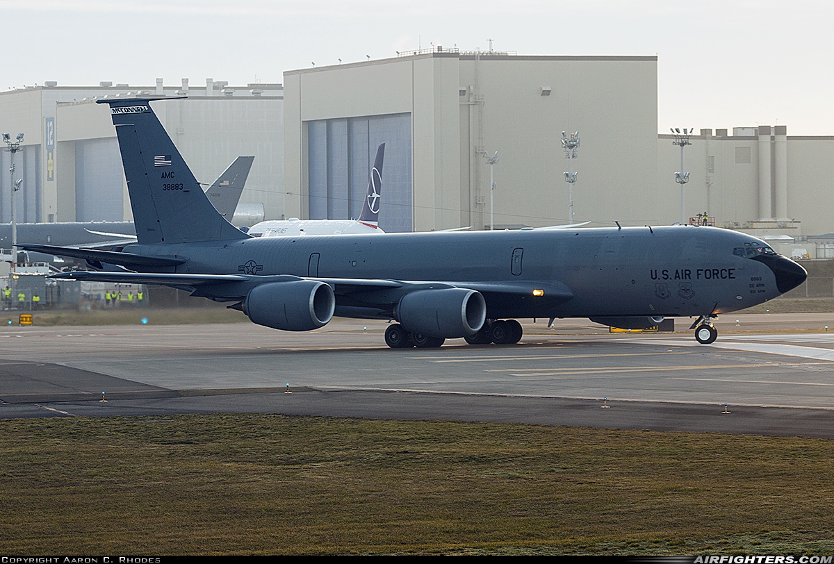 USA - Air Force Boeing KC-135R Stratotanker (717-148) 63-8883 at Everett - Snohomish County / Paine Field (PAE / KPAE), USA
