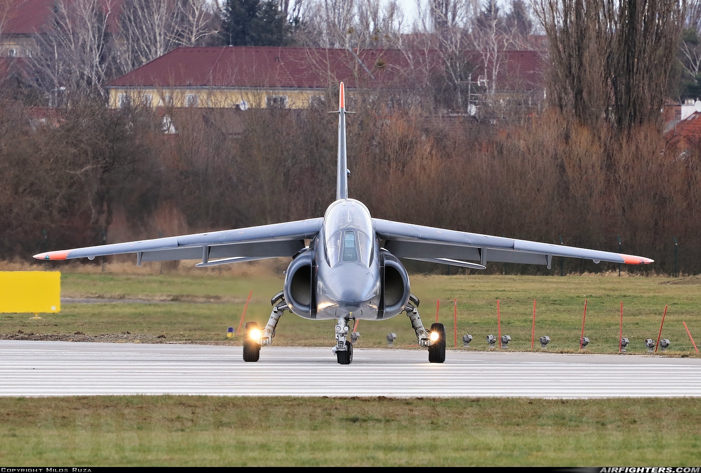 Belgium - Air Force Dassault/Dornier Alpha Jet 1B AT11 at Pardubice (PED / LKPD), Czech Republic