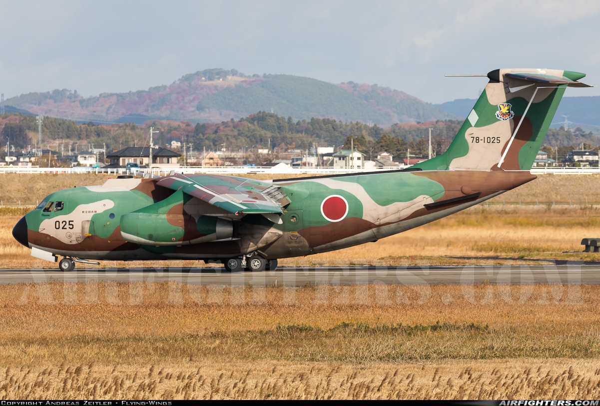 Japan - Air Force Kawasaki C-1 78-1025 at Matsushima (RJST), Japan