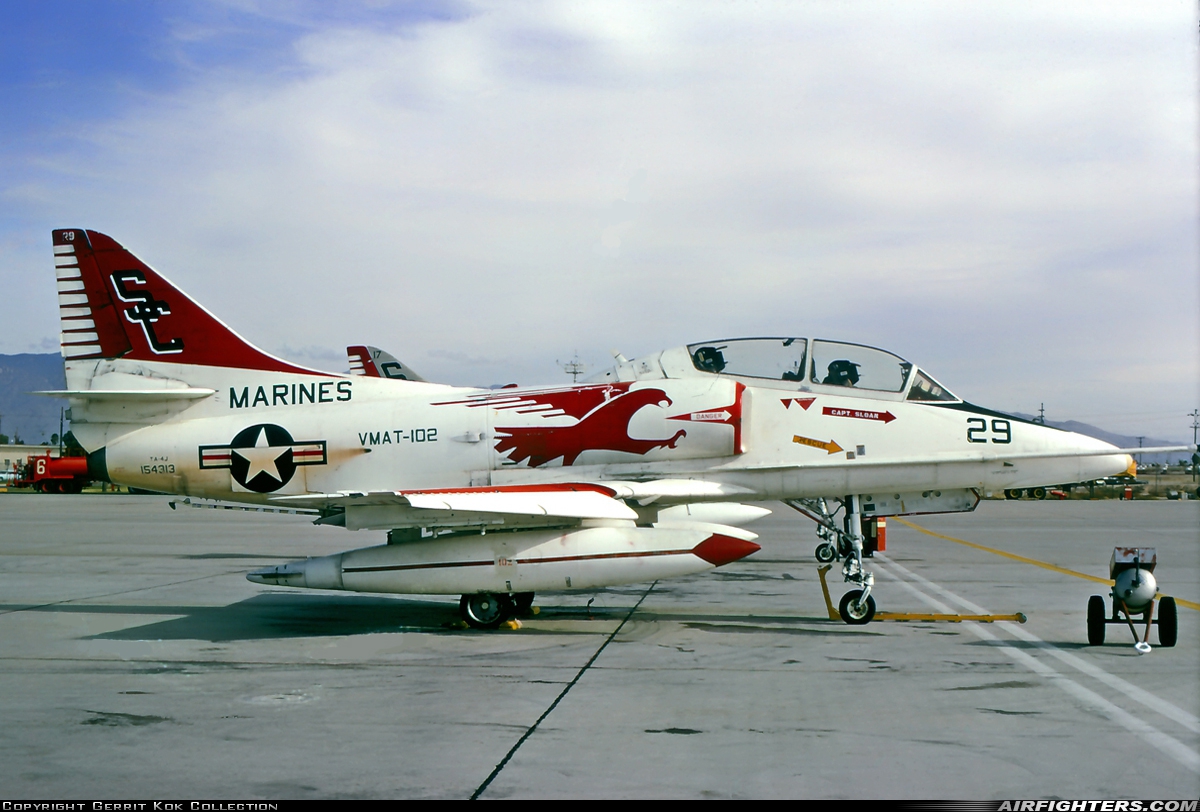 USA - Marines Douglas TA-4J Skyhawk 154313 at Yuma - MCAS / Int. (NYL / KNYL), USA