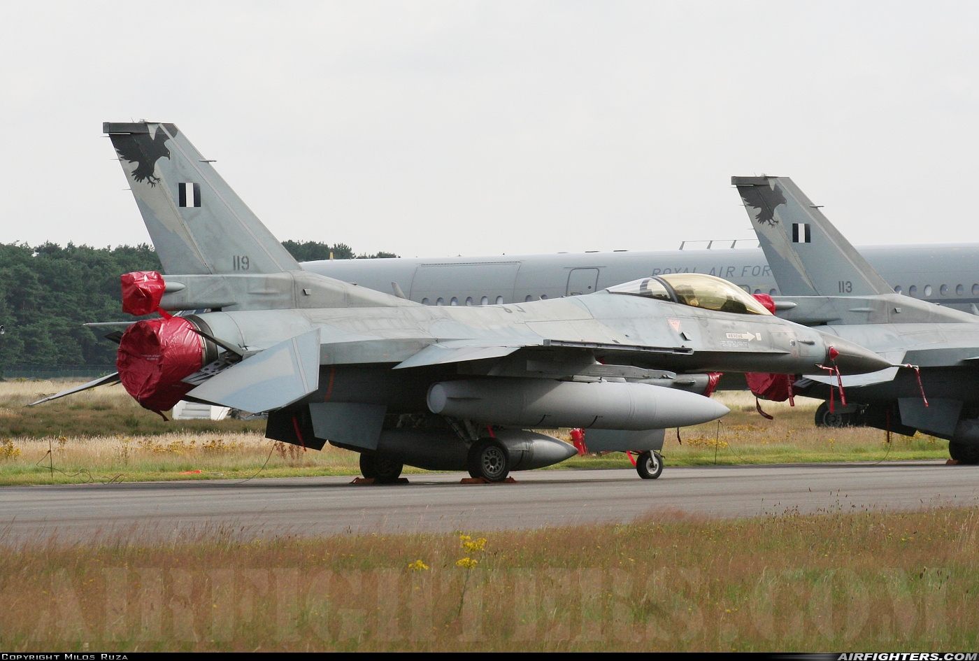 Greece - Air Force General Dynamics F-16C Fighting Falcon 119 at Kleine Brogel (EBBL), Belgium