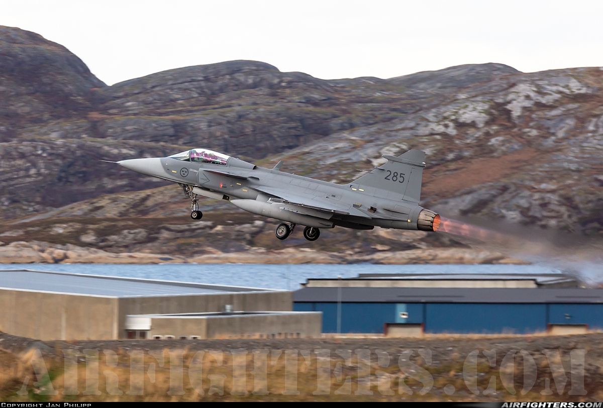 Sweden - Air Force Saab JAS-39C Gripen 39285 at Bodo (BOO / ENBO), Norway