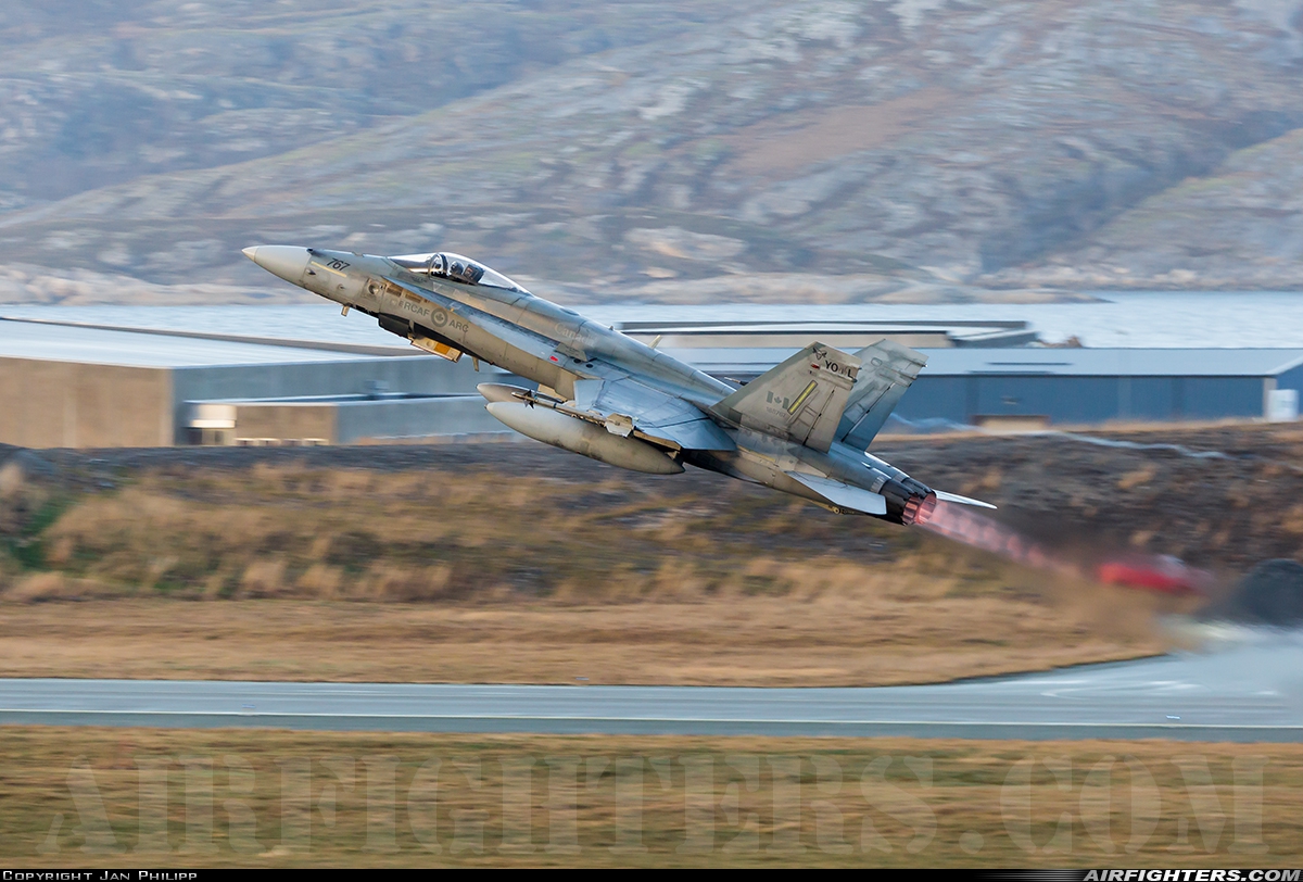 Canada - Air Force McDonnell Douglas CF-188A Hornet (CF-18A) 188767 at Bodo (BOO / ENBO), Norway
