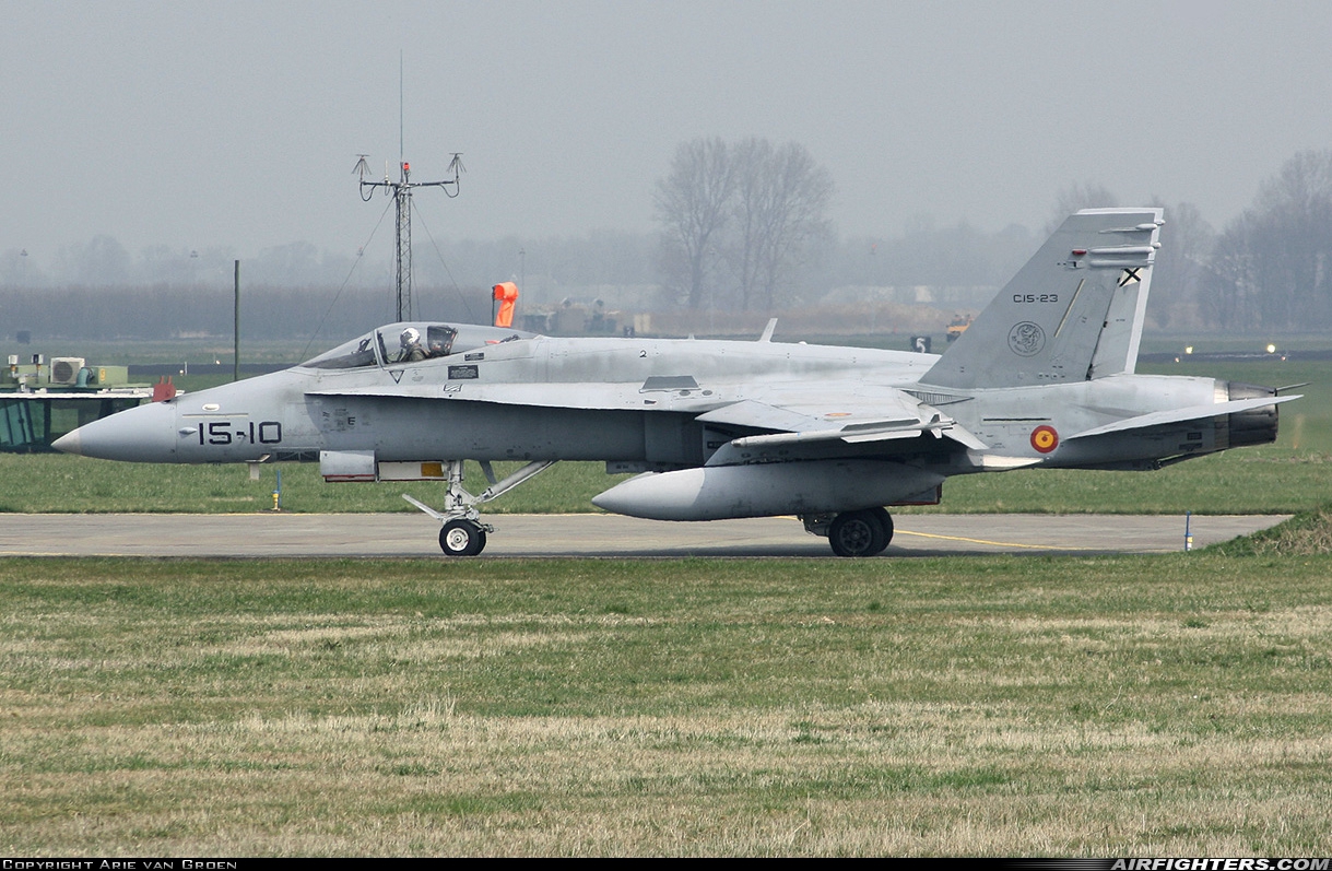 Spain - Air Force McDonnell Douglas C-15 Hornet (EF-18A) C.15-23 at Leeuwarden (LWR / EHLW), Netherlands