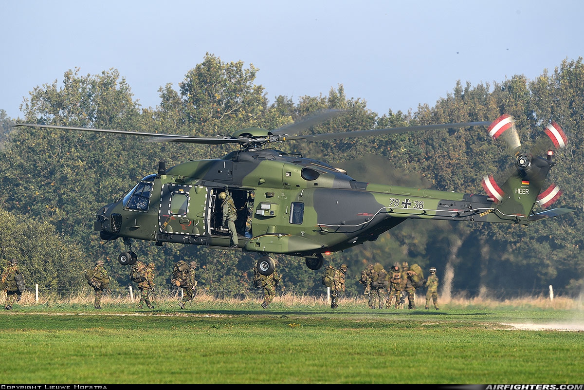 Germany - Army NHI NH-90TTH 78+36 at Off-Airport - Assen, Netherlands