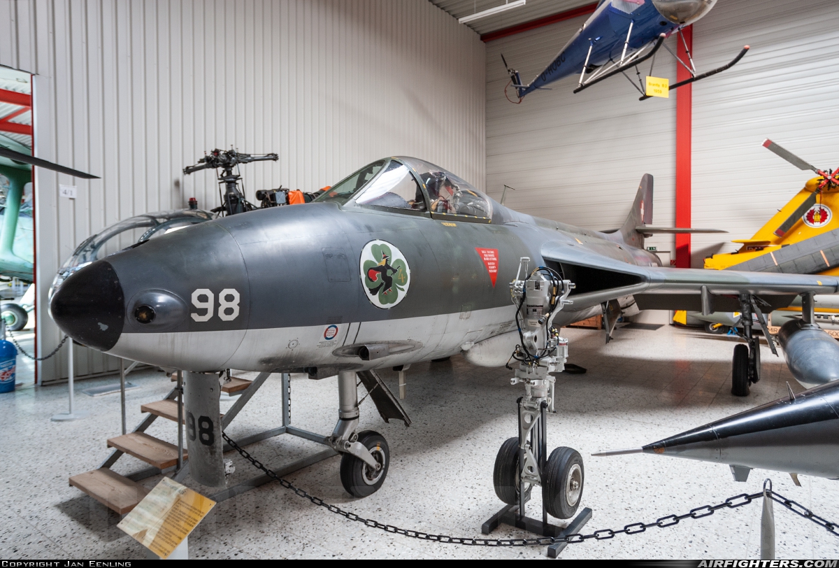 Switzerland - Air Force Hawker Hunter F58 J-4098 at Off-Airport - Hermeskeil, Germany