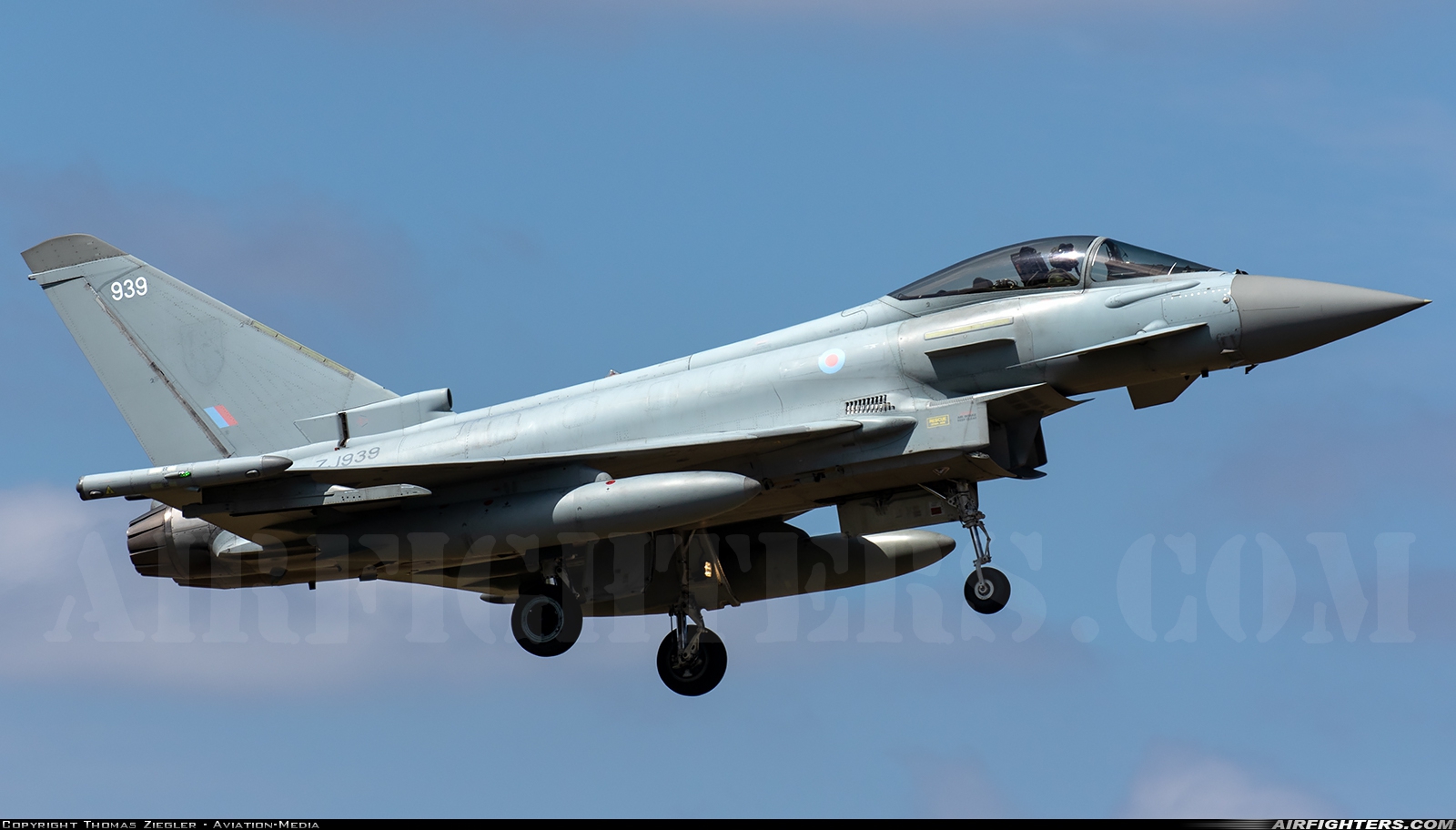 UK - Air Force Eurofighter Typhoon FGR4 ZJ939 at Coningsby (EGXC), UK