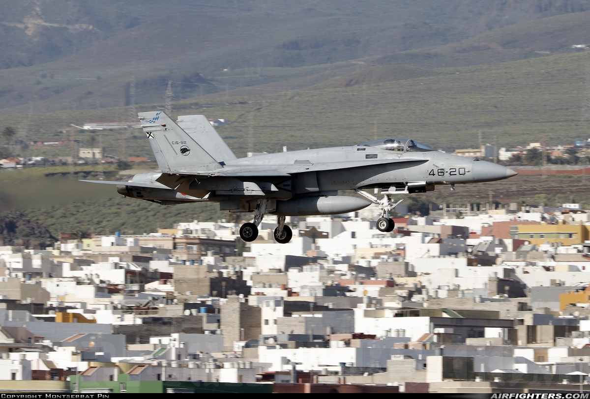 Spain - Air Force McDonnell Douglas F/A-18A+ Hornet C.15-92 at Gran Canaria (- Las Palmas / Gando) (LPA / GCLP), Spain