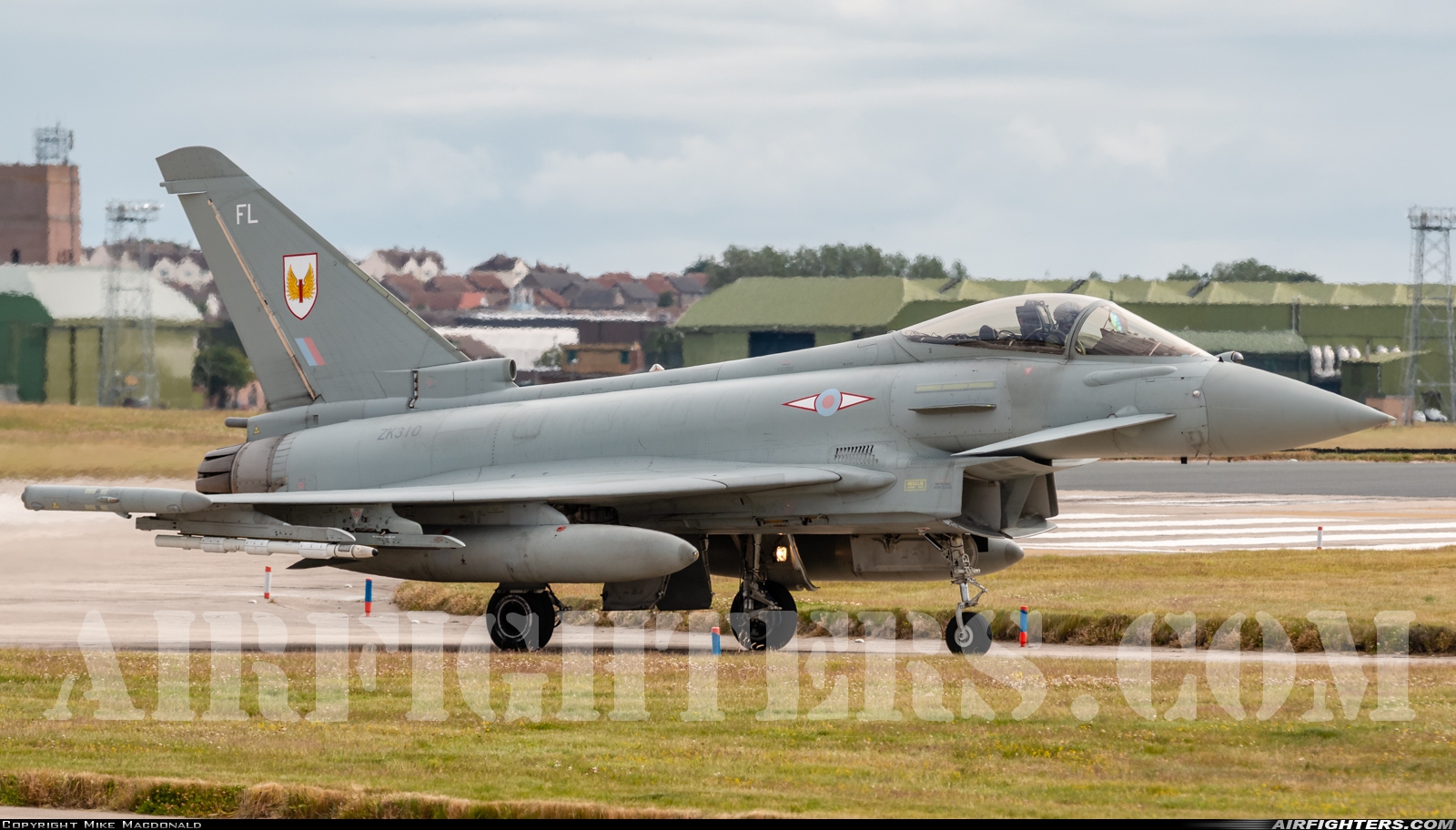 UK - Air Force Eurofighter Typhoon FGR4 ZK310 at Lossiemouth (LMO / EGQS), UK