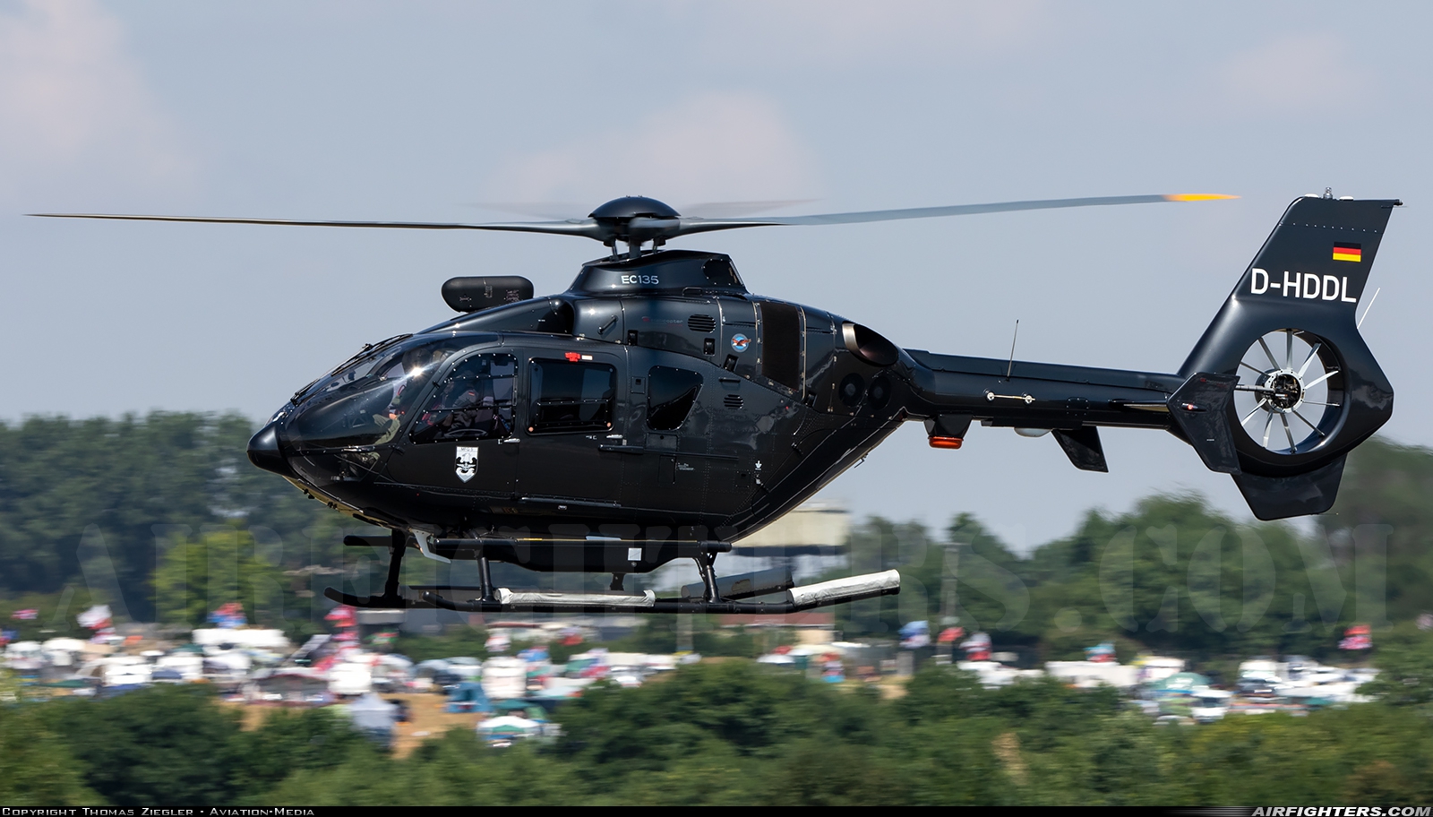 Germany - Navy Eurocopter EC-135P2 D-HDDL at Fairford (FFD / EGVA), UK