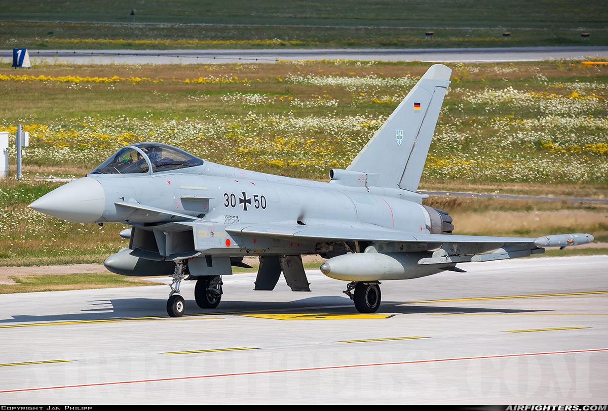 Germany - Air Force Eurofighter EF-2000 Typhoon S 30+50 at Rostock - Laage (RLG / ETNL), Germany