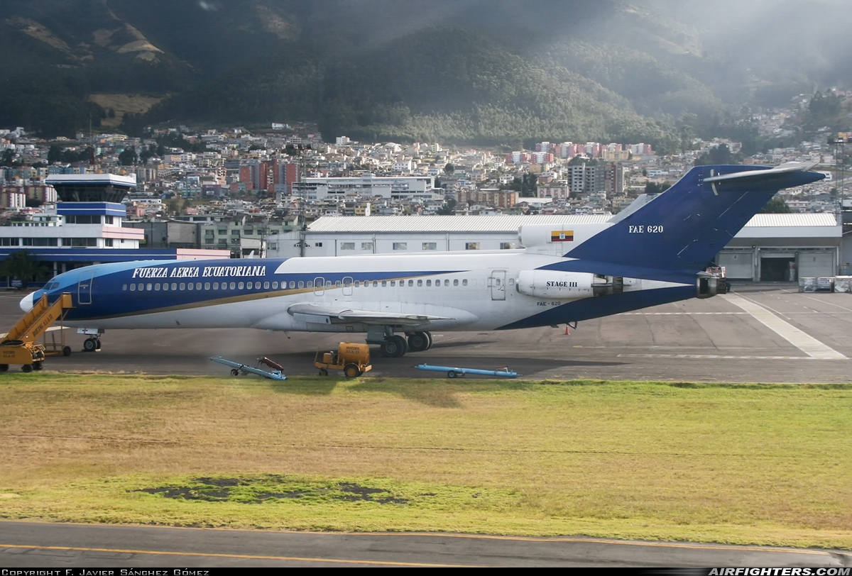 Ecuador - Air Force Boeing 727-230 FAE-620 at Quito - Mariscal Sucre (Old) (UIO / SEQU), Ecuador