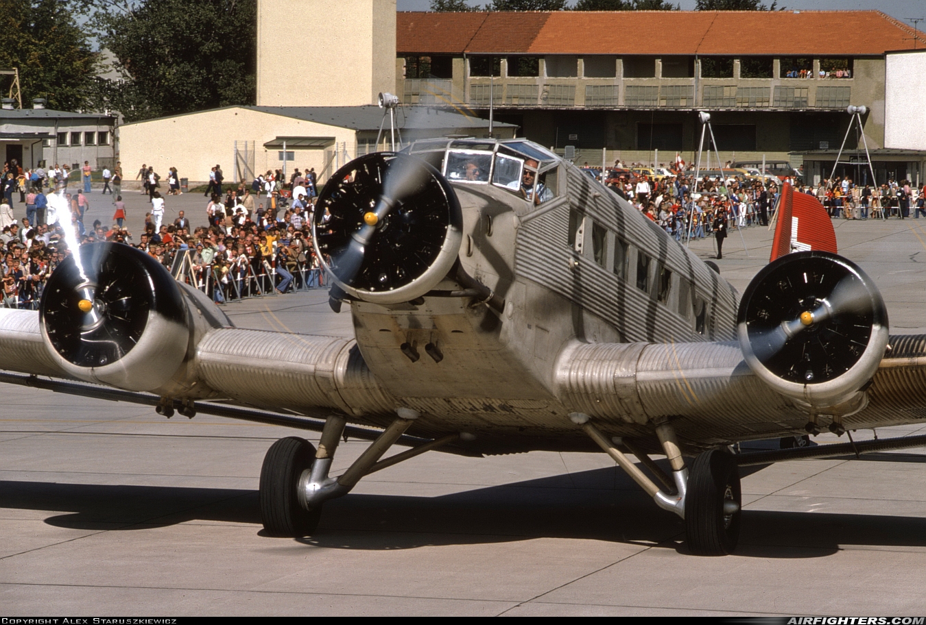 Switzerland - Air Force Junkers Ju-52/3mg4e A-702 at Landsberg-Penzing (ETSA), Germany