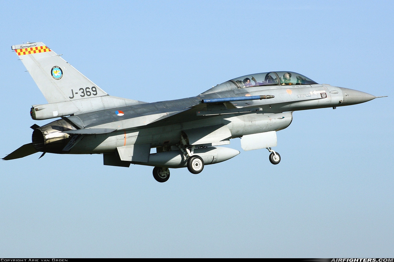 Netherlands - Air Force General Dynamics F-16BM Fighting Falcon J-369 at Uden - Volkel (UDE / EHVK), Netherlands
