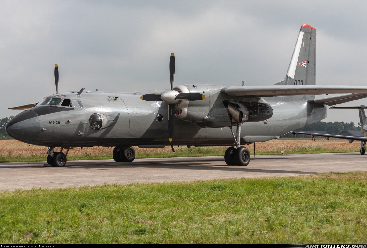 Hungary - Air Force Antonov An-32B Cline 407 at Uden - Volkel (UDE / EHVK), Netherlands