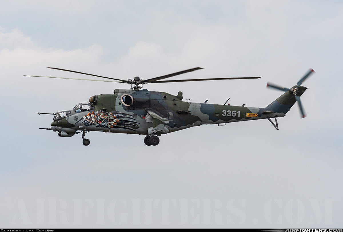 Czech Republic - Air Force Mil Mi-35 (Mi-24V) 3361 at Uden - Volkel (UDE / EHVK), Netherlands