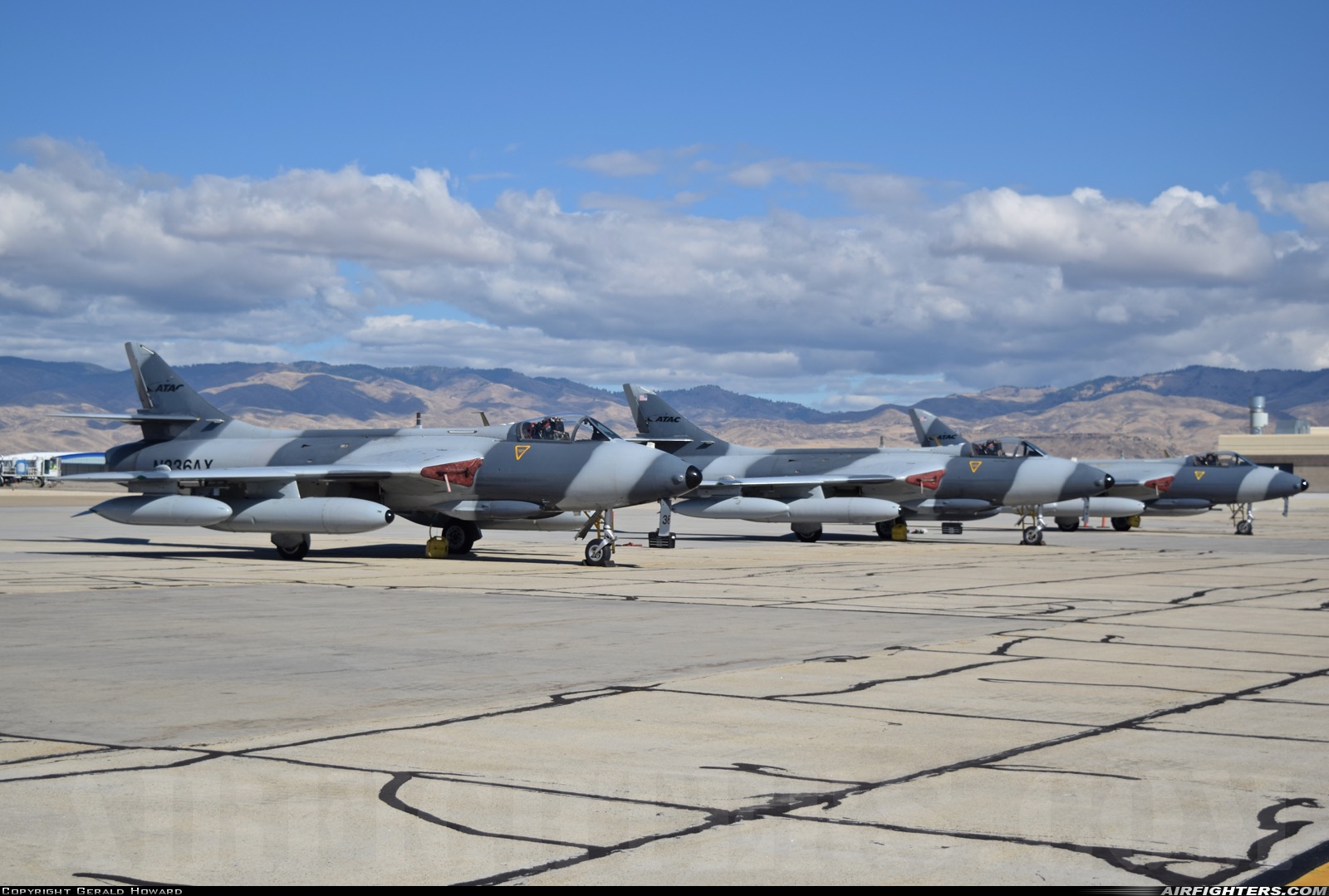 Company Owned - Airborne Tactical Advantage Company (ATAC) Hawker Hunter F58 N326AX at Boise - Air Terminal / Gowen Field (Municipal) (BOI / KBOI), USA