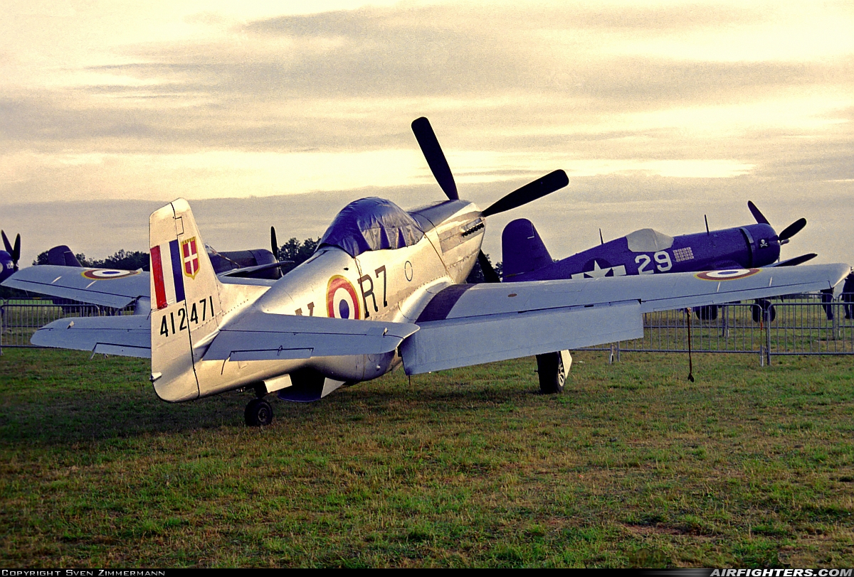 Private - Yves Duval / Aerospeciale Collection North American P-51D Mustang F-AZFI at La Ferte - Alais (LFFQ), France