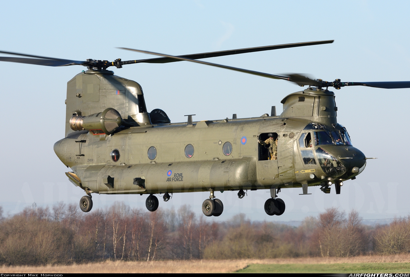 UK - Air Force Boeing Vertol Chinook HC6A (CH-47D) ZH891 at Manchester - Barton (EGCB), UK