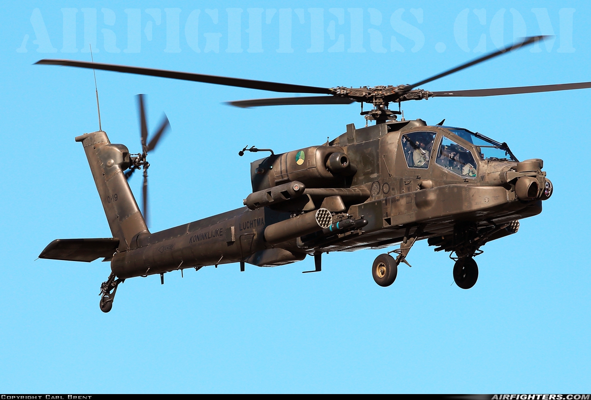 Netherlands - Air Force Boeing AH-64DN Apache Longbow Q-19 at Breda - Gilze-Rijen (GLZ / EHGR), Netherlands