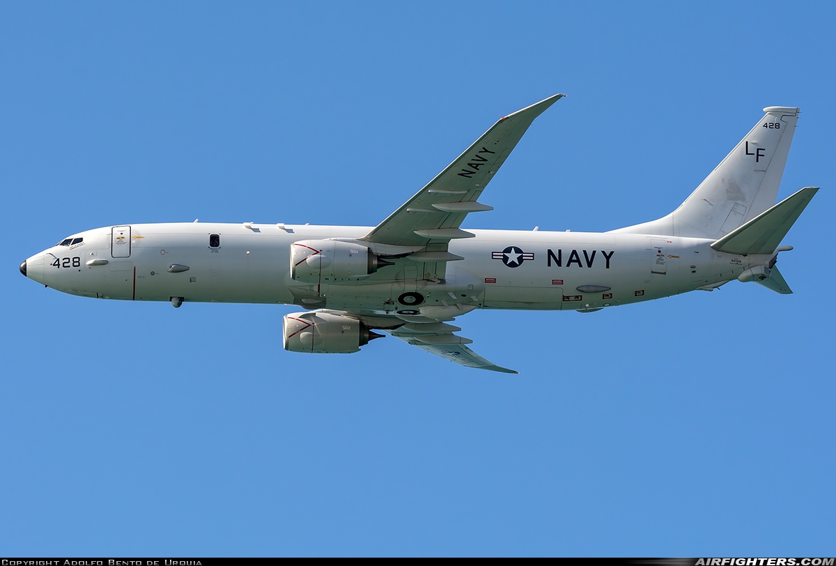 USA - Navy Boeing P-8A Poseidon (737-800ERX) 168428 at Rota (LERT), Spain
