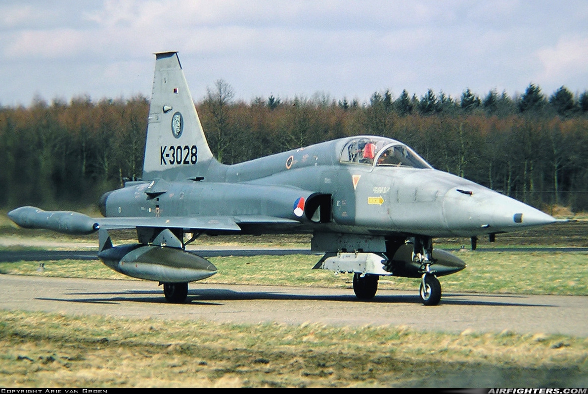 Netherlands - Air Force Canadair NF-5A (CL-226) K-3028 at Enschede - Twenthe (ENS / EHTW), Netherlands