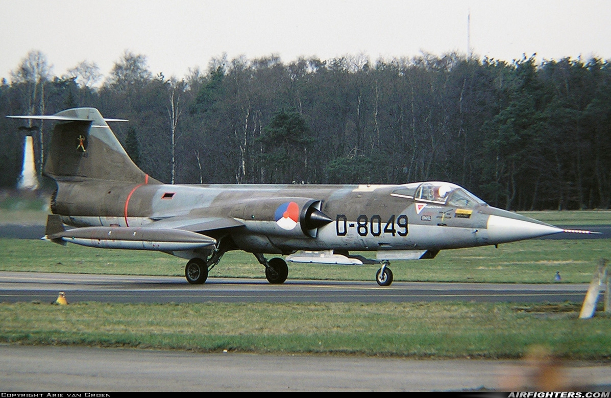 Netherlands - Air Force Lockheed F-104G Starfighter D-8049 at Utrecht - Soesterberg (UTC / EHSB), Netherlands