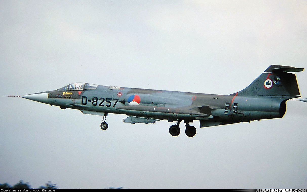 Netherlands - Air Force Lockheed F-104G Starfighter D-8257 at Uden - Volkel (UDE / EHVK), Netherlands