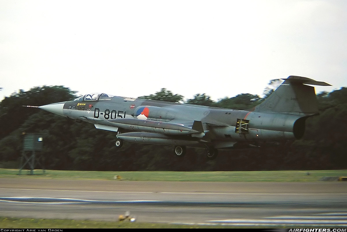 Netherlands - Air Force Lockheed F-104G Starfighter D-8051 at Coltishall (CLF / EGYC), UK