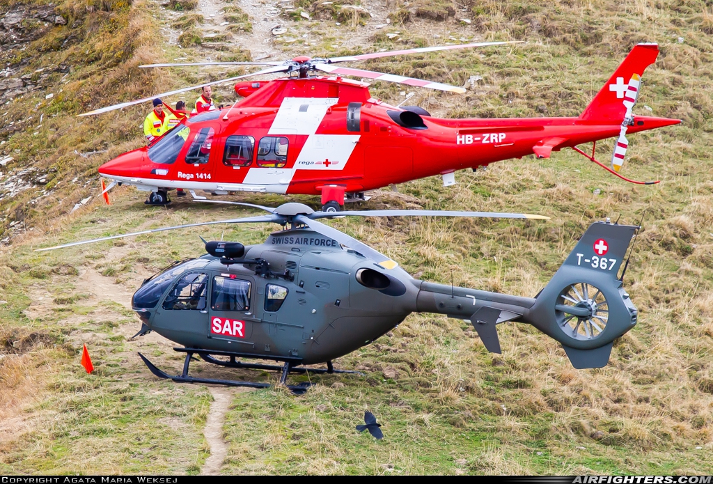 Switzerland - Air Force Eurocopter TH05 (EC-635P2+) T-367 at Off-Airport - Axalp, Switzerland