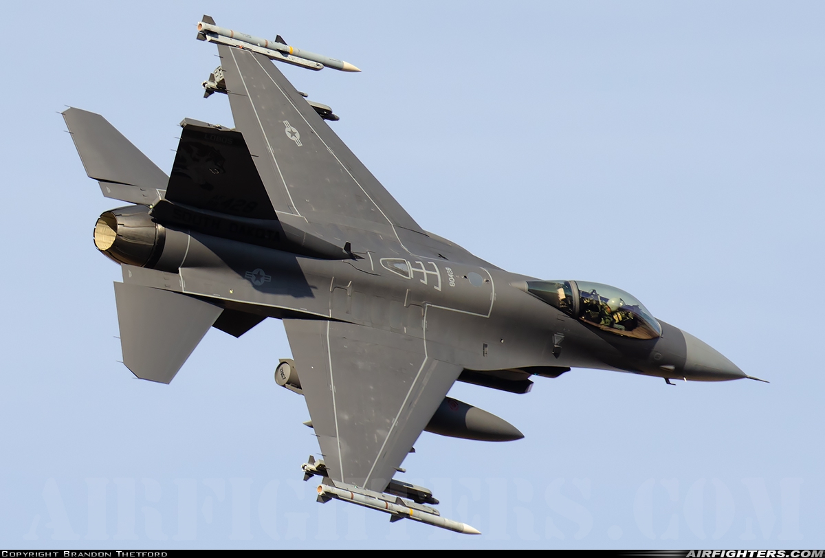 USA - Air Force General Dynamics F-16C Fighting Falcon 88-0428 at Off-Airport - Rainbow Canyon area, USA