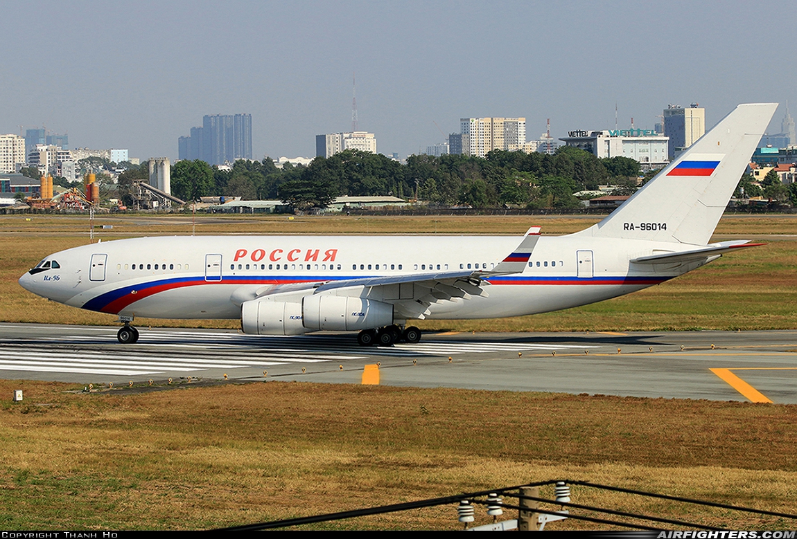 Russia - Russia State Transport Company Ilyushin IL96-300 RA-96014 at Ho Chi Minh City (Saigon) - Tan Son Nhat (SGN / VVTS), Vietnam