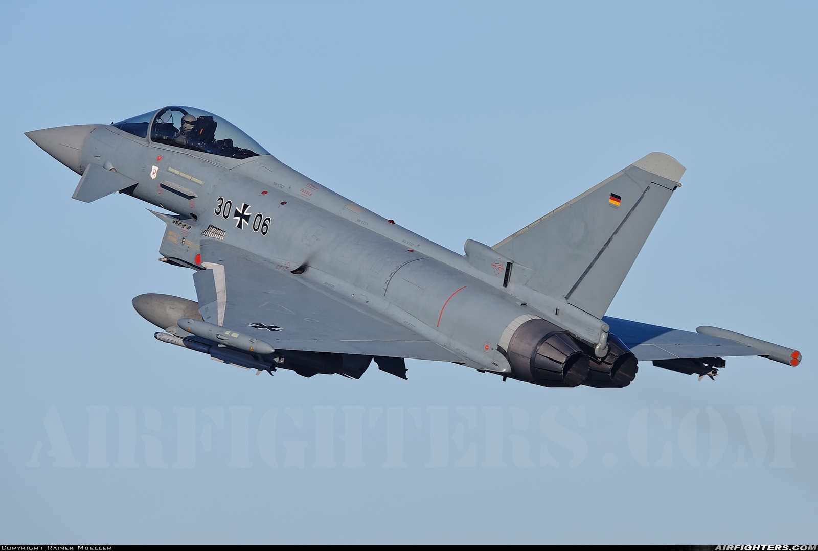 Germany - Air Force Eurofighter EF-2000 Typhoon S 30+06 at Wittmundhafen (Wittmund) (ETNT), Germany