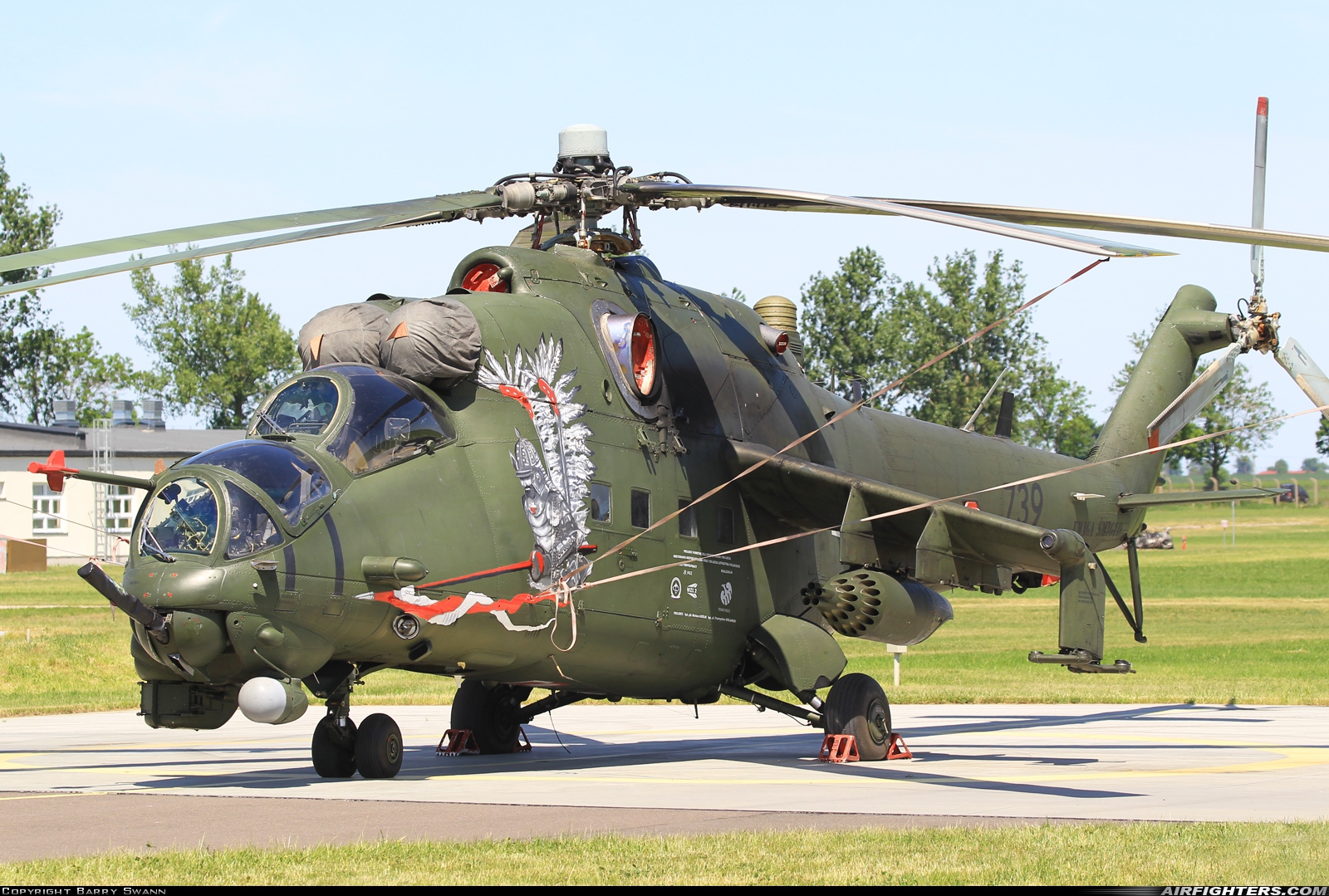 Poland - Army Mil Mi-35 (Mi-24V) 739 at Inowroclaw (- Latkowo) (EPIN / EPIR), Poland