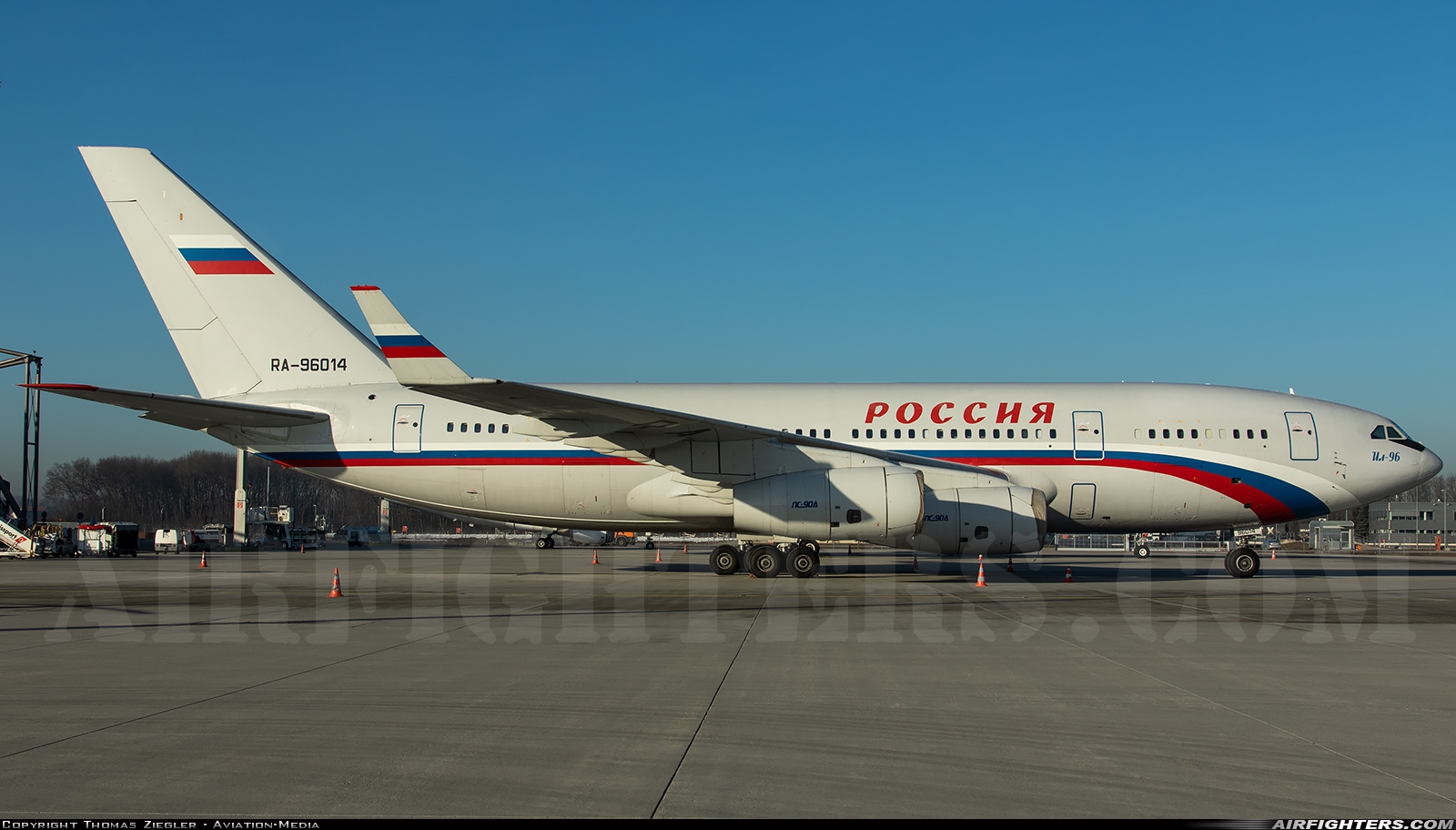 Russia - Russia State Transport Company Ilyushin IL96-300 RA-96014 at Munich (- Franz Josef Strauss) (MUC / EDDM), Germany