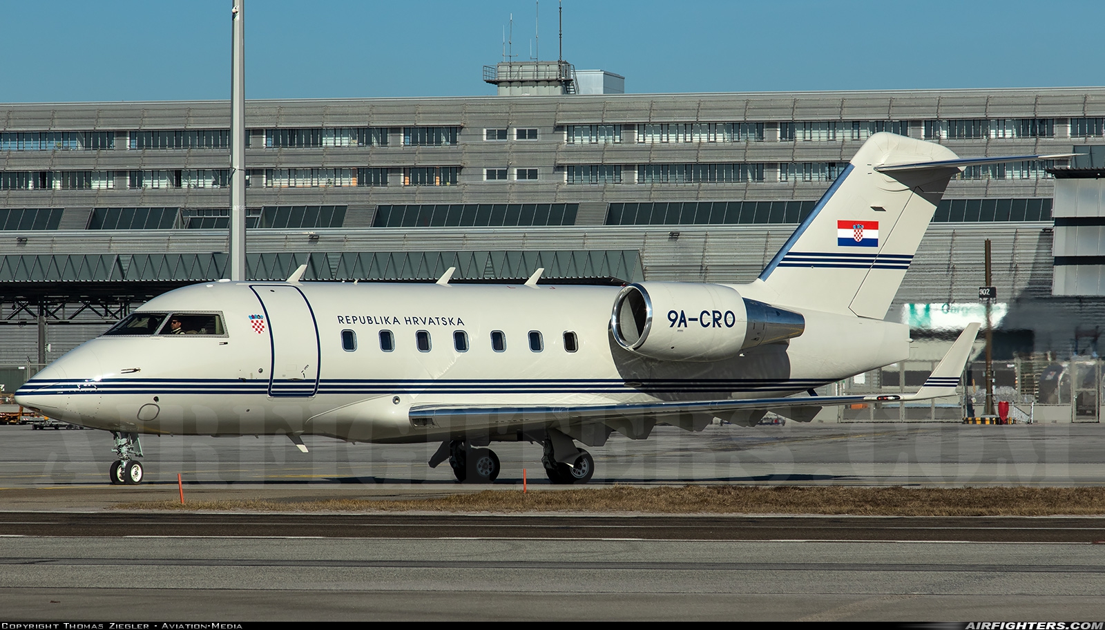 Croatia - Government Canadair CL-600-2B16 Challenger 604 9A-CRO at Munich (- Franz Josef Strauss) (MUC / EDDM), Germany