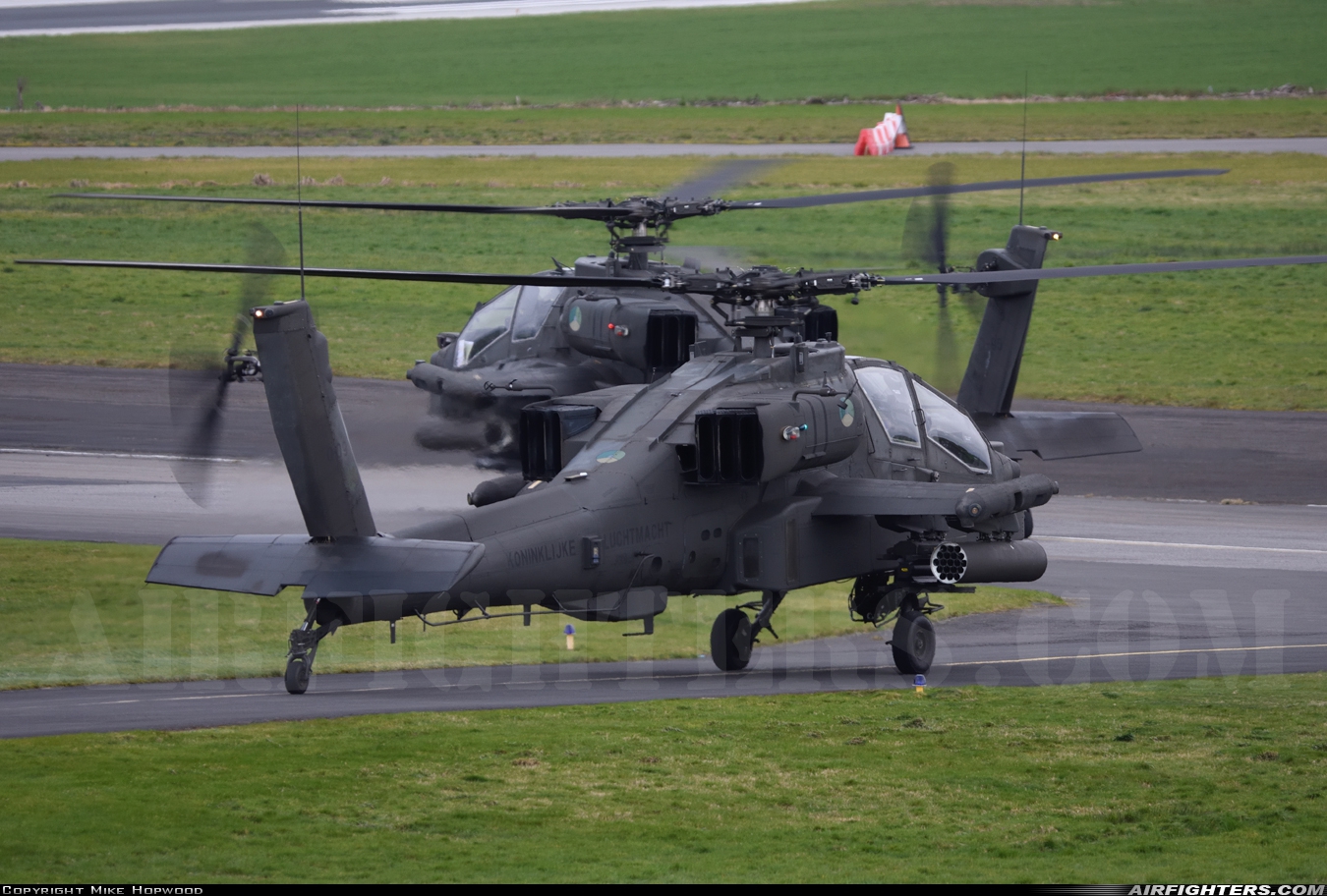 Netherlands - Air Force Boeing AH-64DN Apache Longbow Q-09 at Carlisle - Crosby (CAX / EGNC), UK