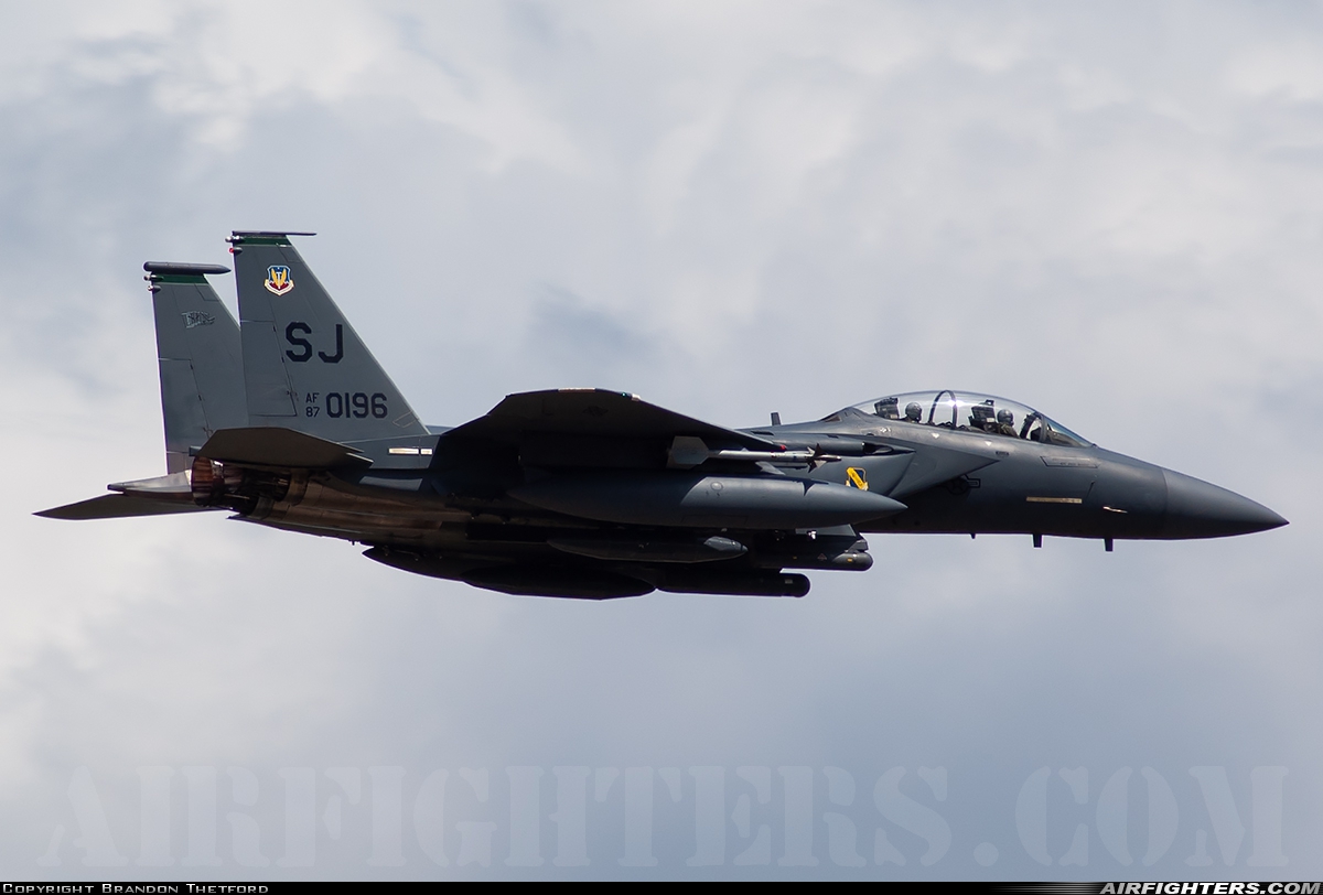 USA - Air Force McDonnell Douglas F-15E Strike Eagle 87-0196 at Fort Worth - NAS JRB / Carswell Field (AFB) (NFW / KFWH), USA