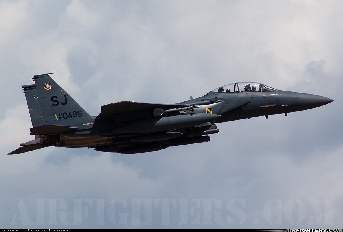 USA - Air Force McDonnell Douglas F-15E Strike Eagle 89-0496 at Fort Worth - NAS JRB / Carswell Field (AFB) (NFW / KFWH), USA