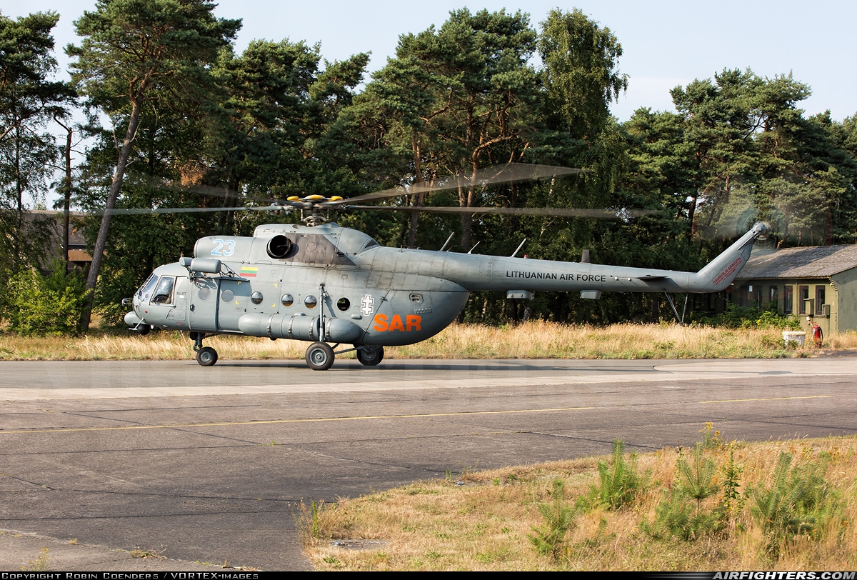 Lithuania - Air Force Mil Mi-8T 23 at Weeze (NRN / EDLV), Germany