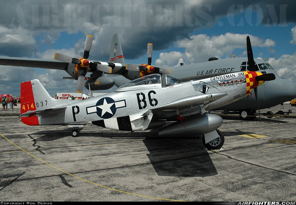 Private North American P-51D Mustang NL551J at Detroit - Willow Run (YIP / KYIP), USA