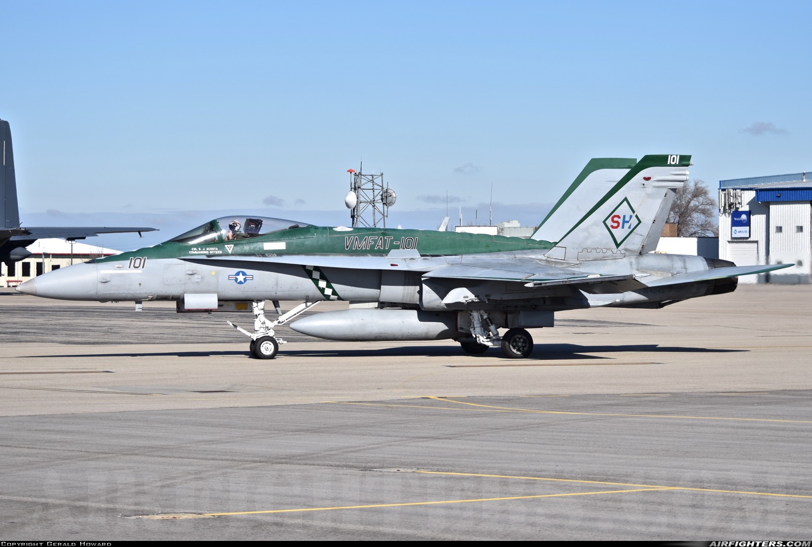 USA - Navy McDonnell Douglas F/A-18C Hornet 164045 at Boise - Air Terminal / Gowen Field (Municipal) (BOI / KBOI), USA