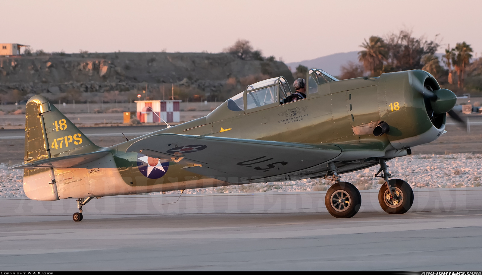 Private - Commemorative Air Force North American SNJ-6 Texan N9820C at Yuma - MCAS / Int. (NYL / KNYL), USA